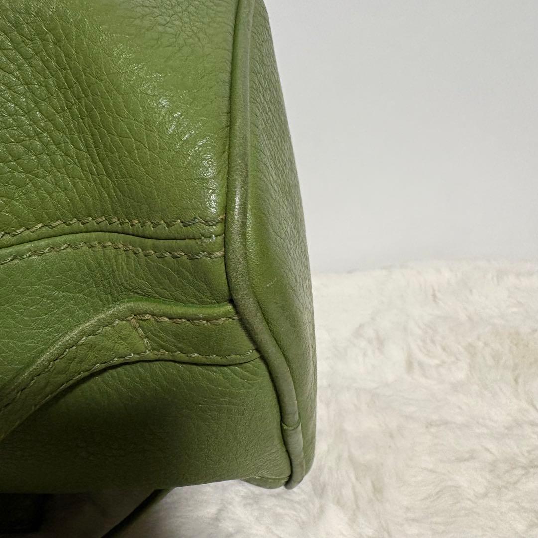 【美品】希少色✨COACH コーチ　リュック　バックパック4925 グリーン