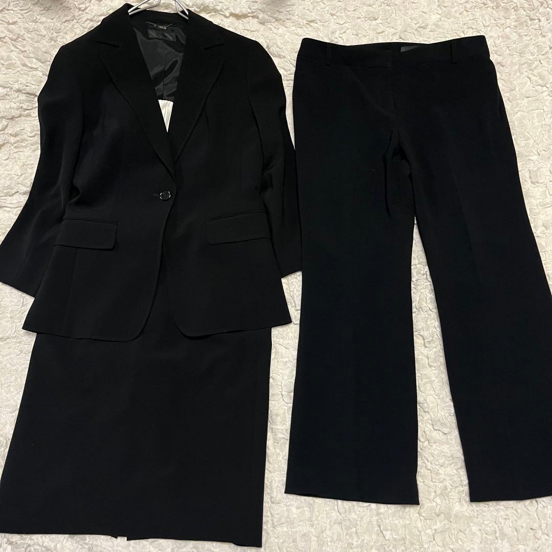 希少 15号 3L【ICB】表裏ストレッチ パンツ スカート スーツ 4点セット