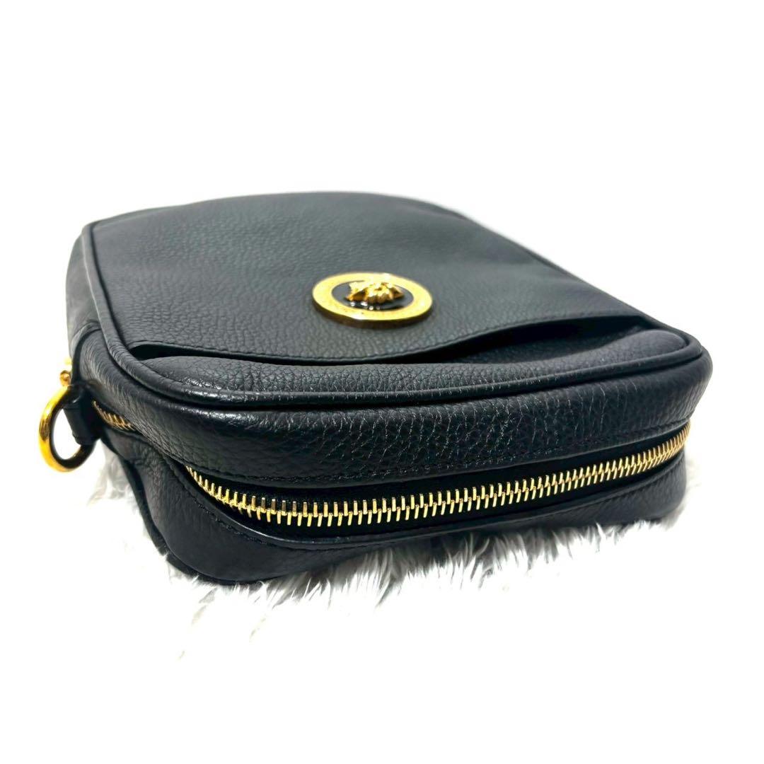 極美品 ヴェルサーチ　メンズ　レディース　ショルダーバッグ　メデューサ　ブラック