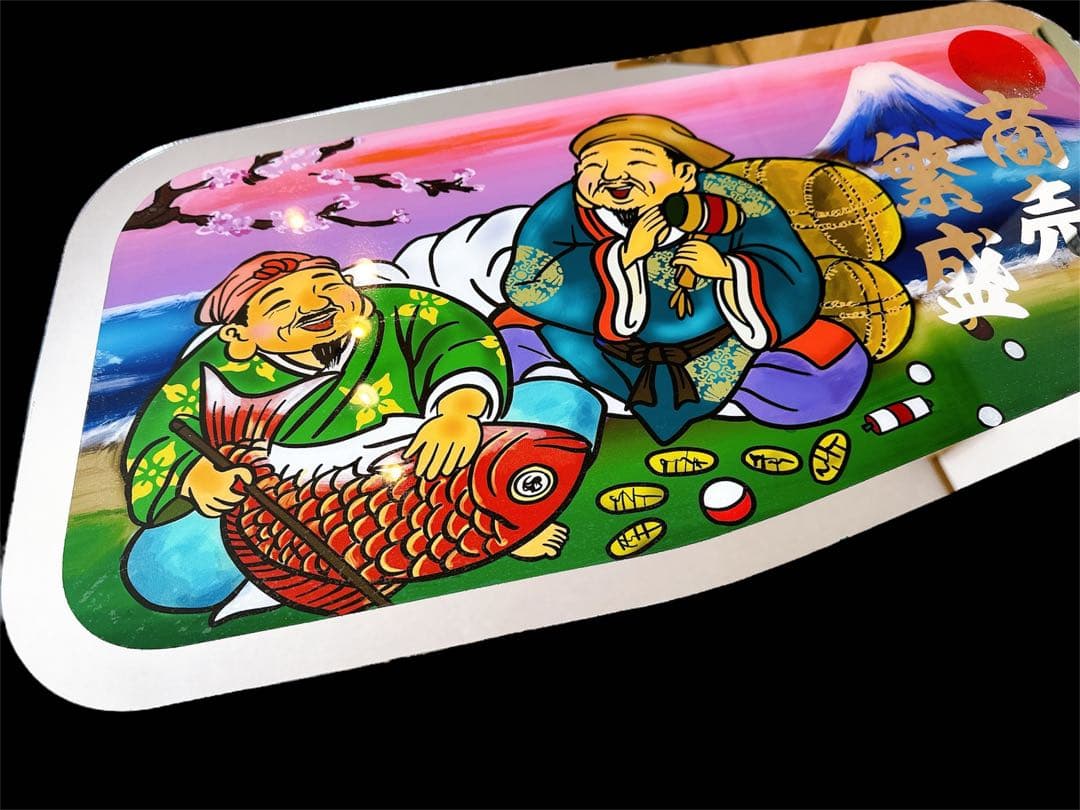 SALE ふそう スーパーグレート 安全窓 デコトラ 七福神 ミラー アンドン