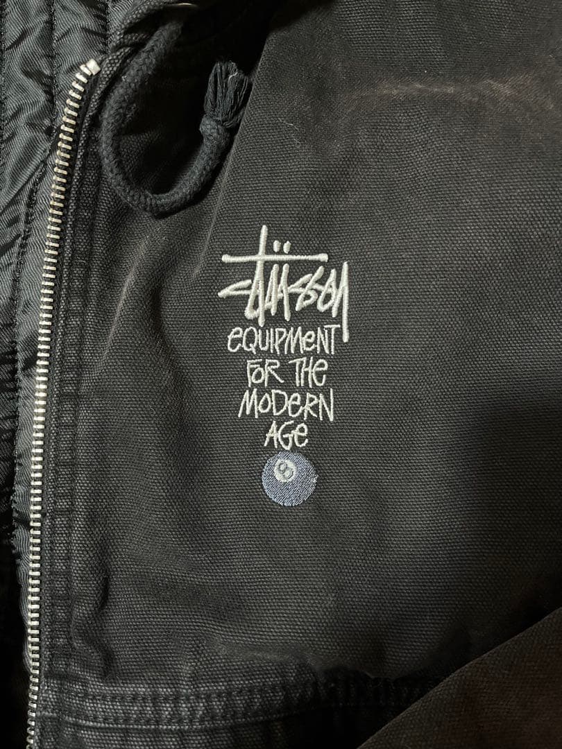 Stüssy canvas work jacket ブラック