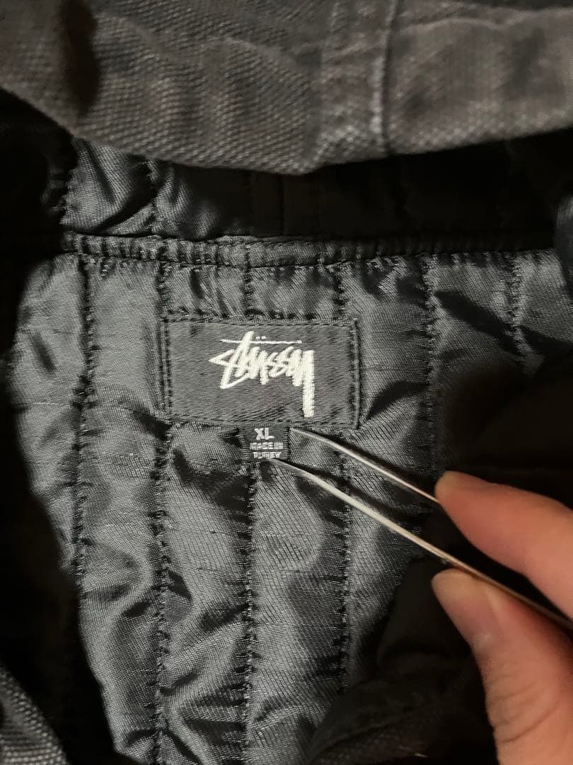 Stüssy canvas work jacket ブラック