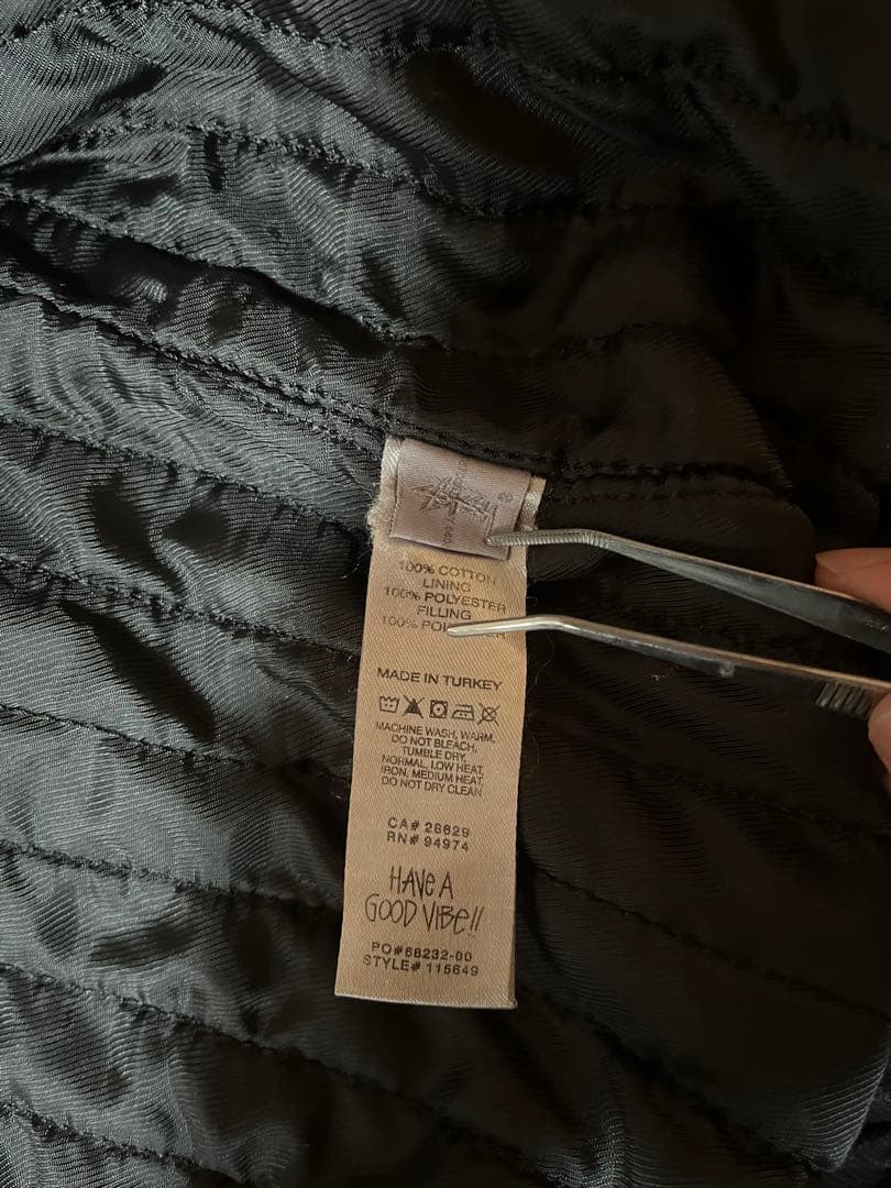 Stüssy canvas work jacket ブラック