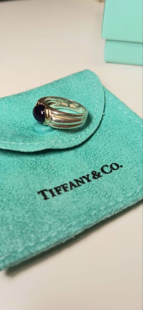 【お年玉お値下げ中】オールドティファニー　アメジストリング　 7号