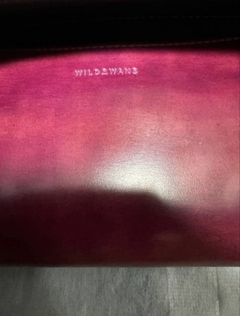 ワイルドスワンズ マーブル ホーウィン シェルコードバン WAVE 財布 限定