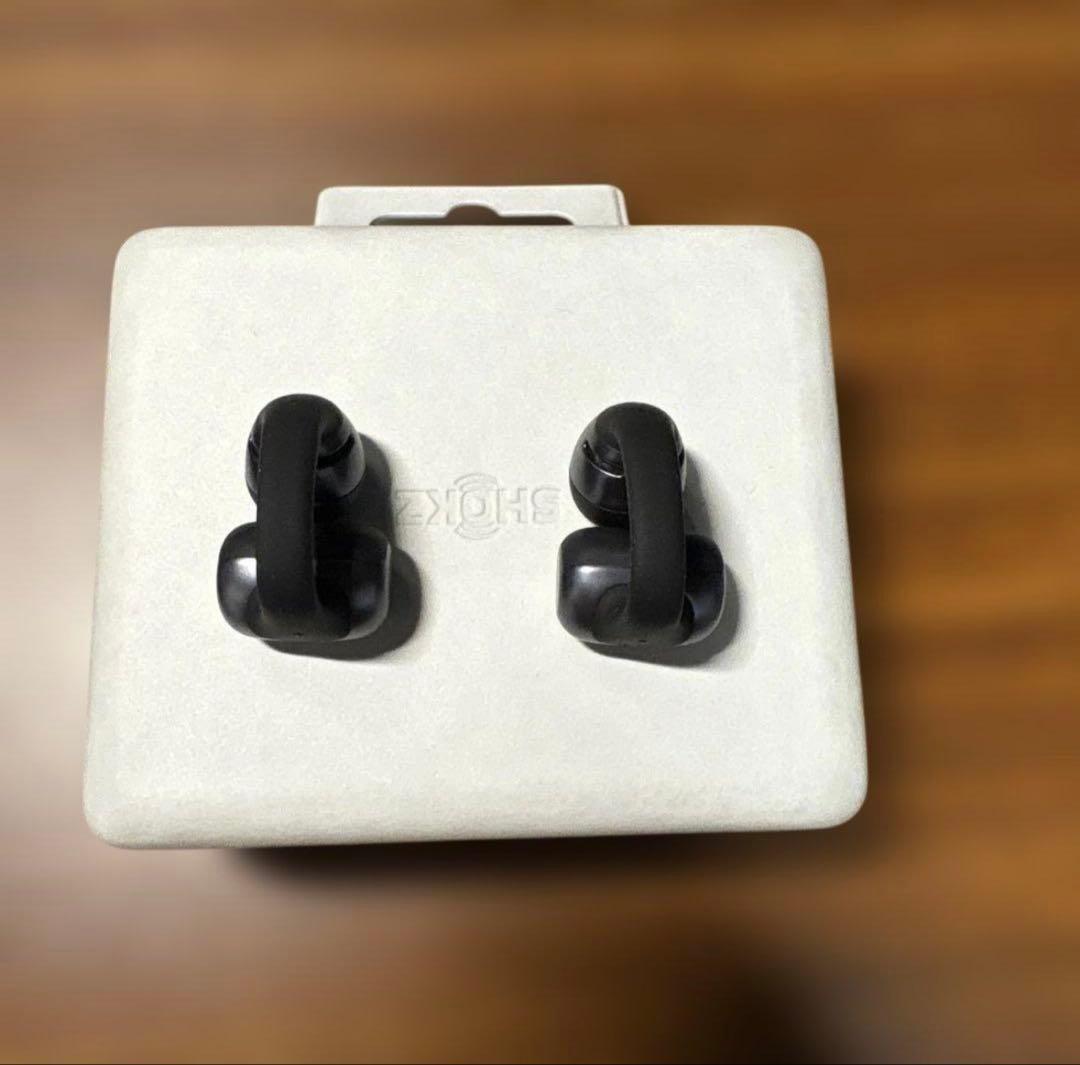 Shokz OpenDots ONE イヤーカフイヤホン ブラック