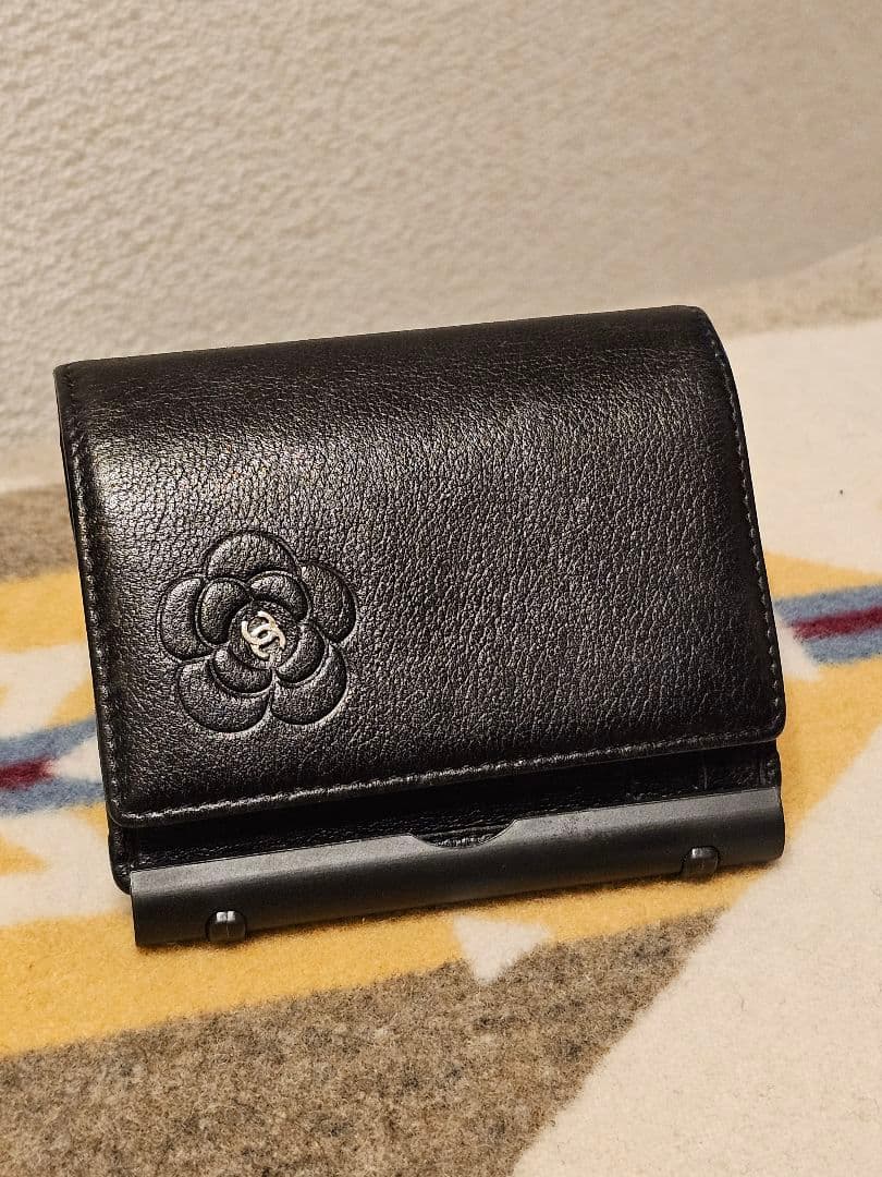 CHANEL バタフライカメリア 名刺入れ
