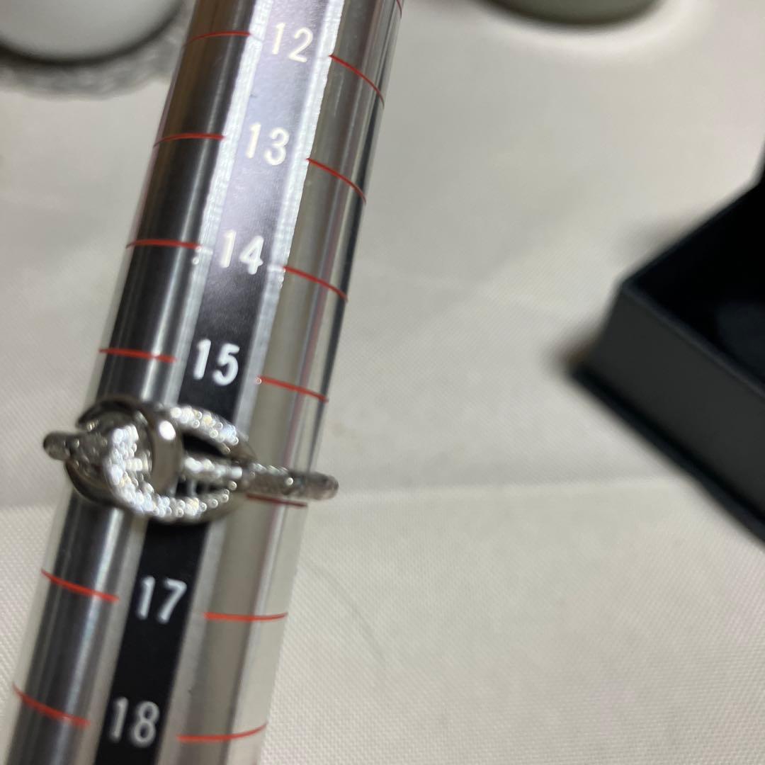 pt950ダイヤモンドフレックスリングgstv