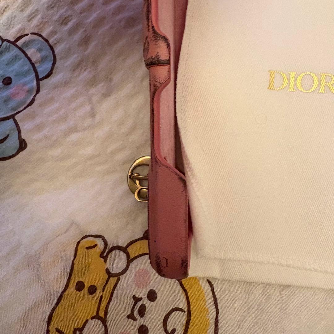 lady Dior iPhone16ケース　ディオール　ピンク　スマホケース