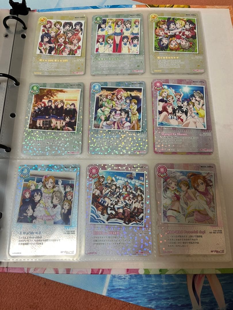 ラブライブ！スクールアイドルコレクション バインダー、カードセット
