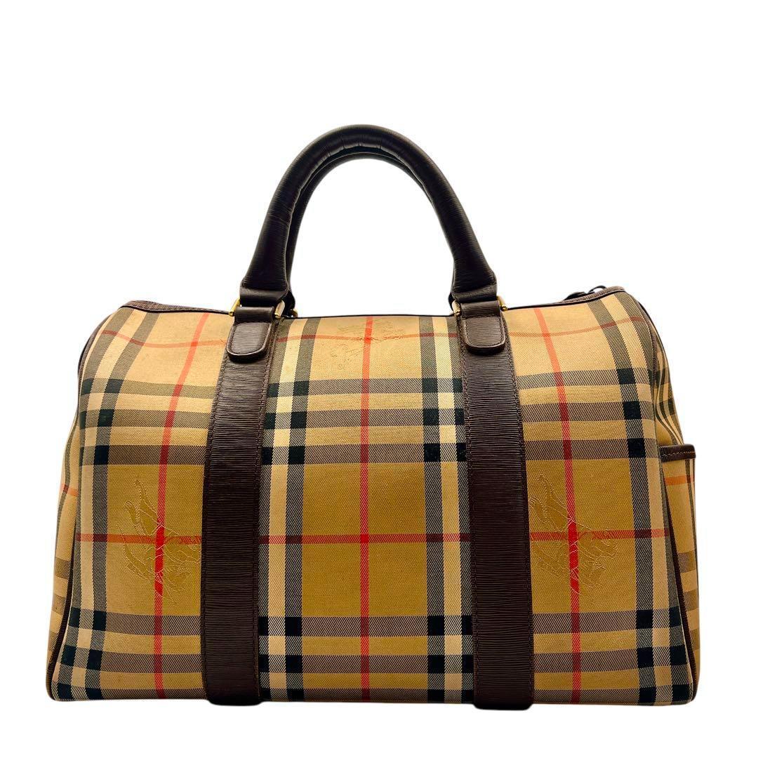 BURBERRY ノバチェック ボストンバッグ レディース 8884