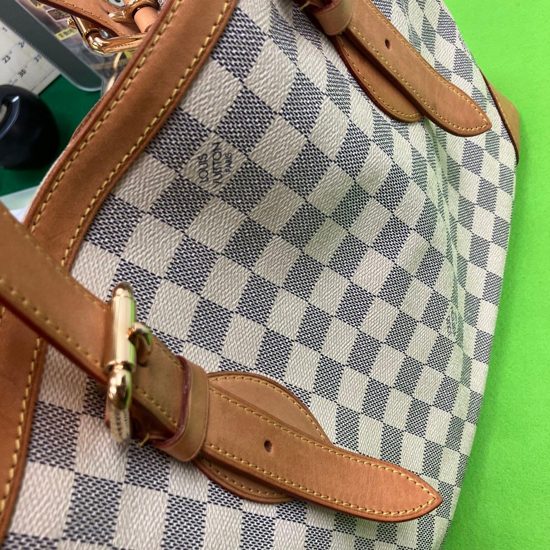 美品‼️【ルイヴィトン】ダミエアズール　ハムステッドMM ハンドバッグ