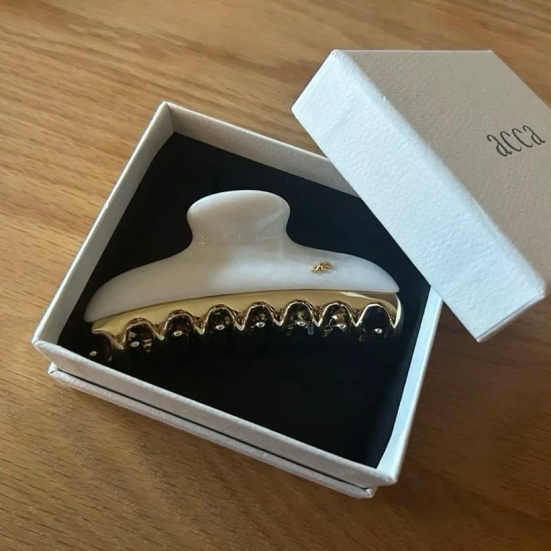 ぱんこさま専用ACCAアッカ　バービー クリップ Lサイズ　大理石ホワイト