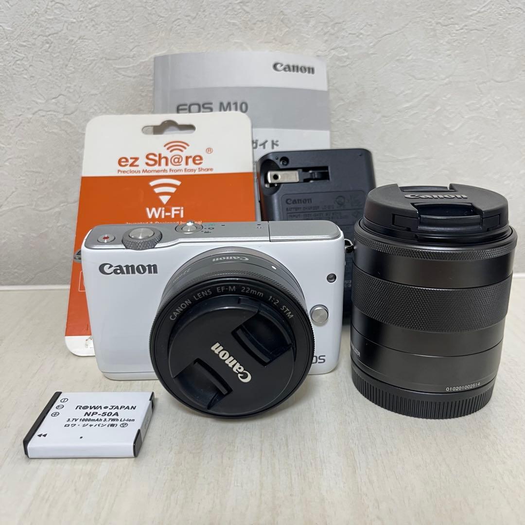 Canon EOS M10 ミラーレス一眼　レンズキット