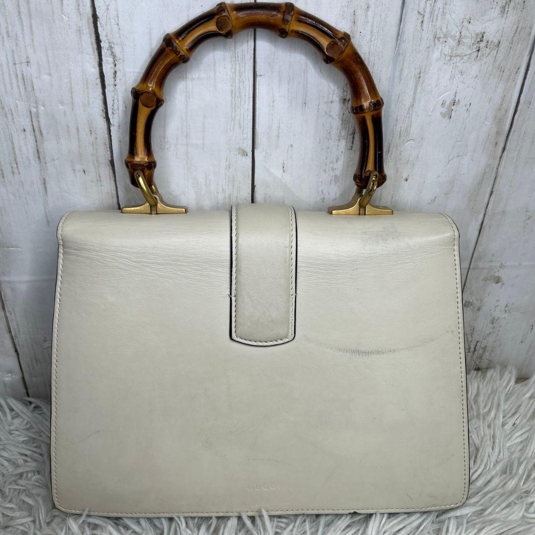 GUCCI バンブー ディオニュソス ミディアム ハンドバッグ　レザー