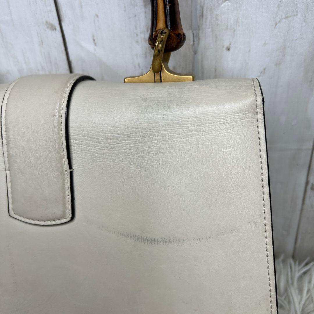 GUCCI バンブー ディオニュソス ミディアム ハンドバッグ　レザー