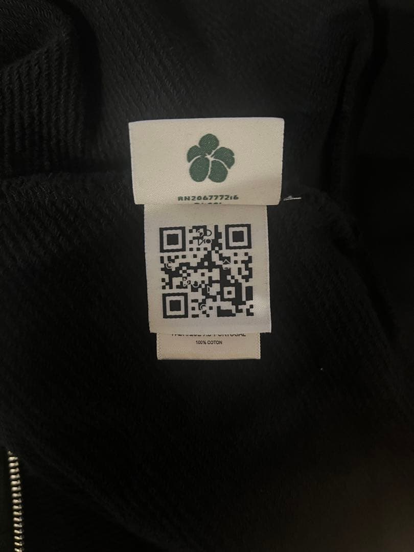 トップス DENIME TEARS COTTON WREATH ZIP HOODIE M