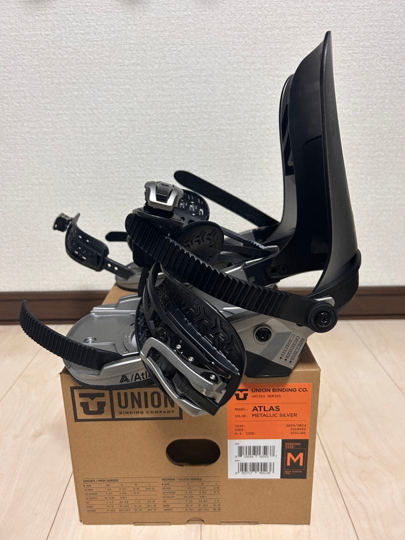 Union Atlas ビンディング メタリックシルバー M