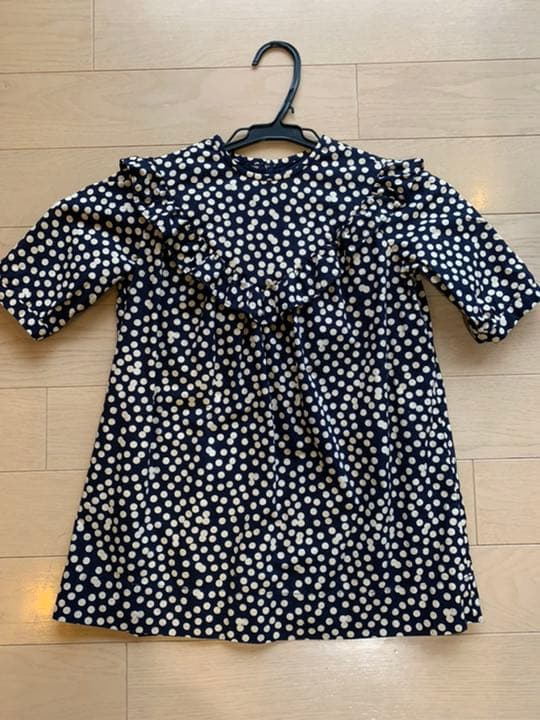 ボンポワン　水玉ワンピース　3Y