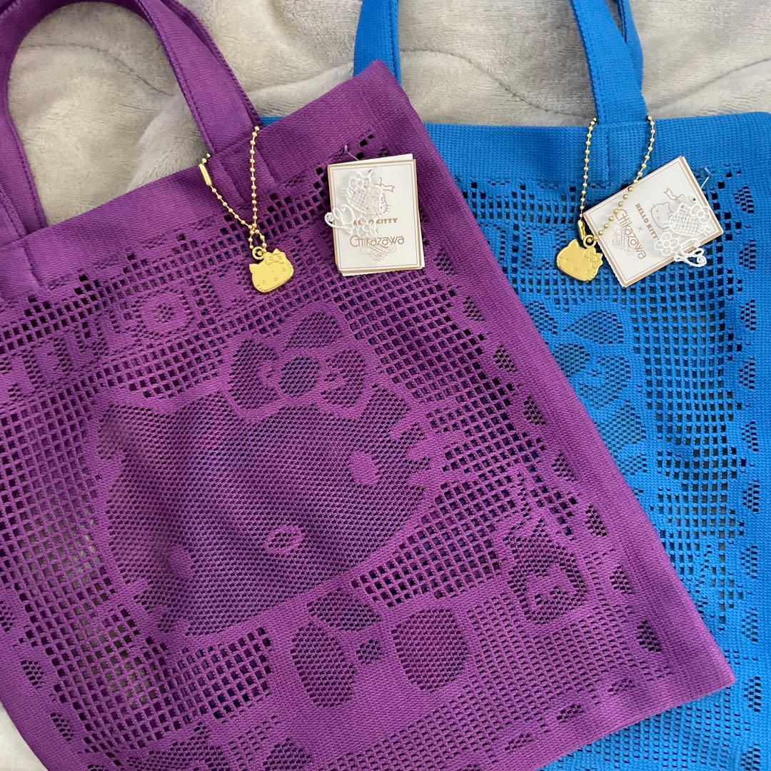 近沢レース店　ハローキティ エコバッグ 2色セット　推しカラー