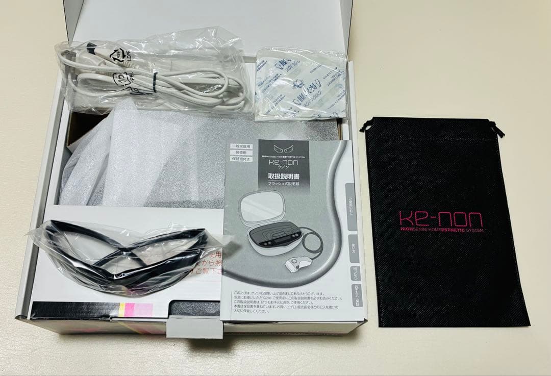 【未使用品﻿】 ケノン フラッシュ式脱毛器 ver6.2