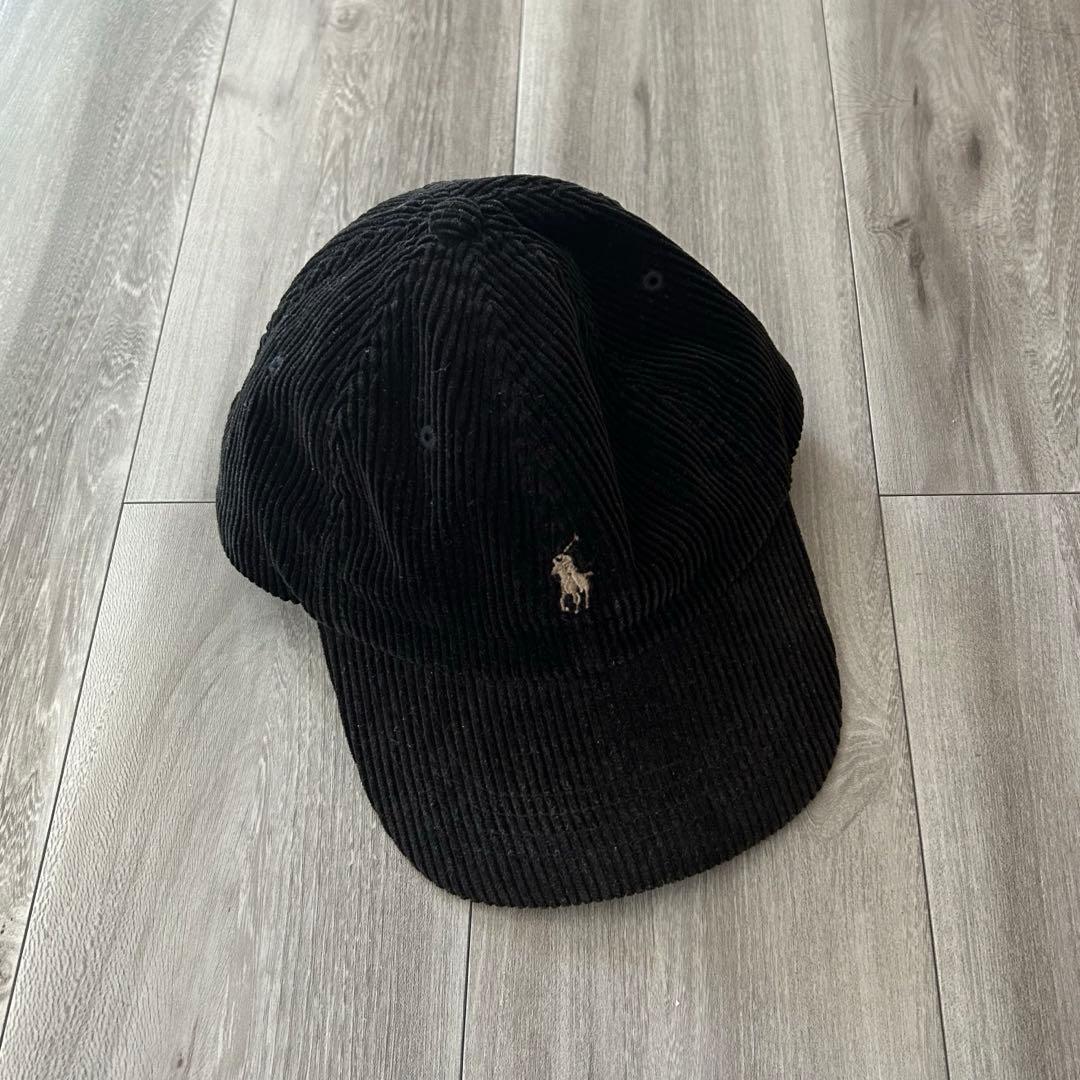 ヴィンテージ POLO Ralph Laurenコーデュロイ ボールキャップ