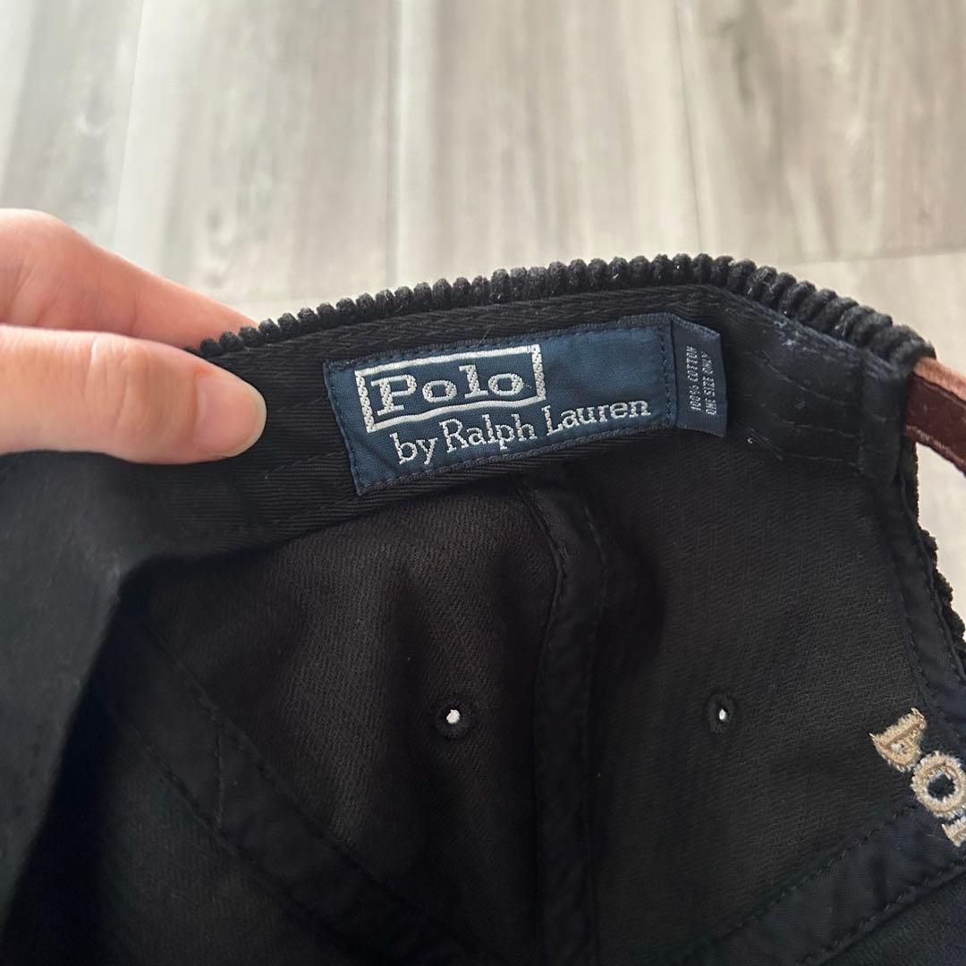 ヴィンテージ POLO Ralph Laurenコーデュロイ ボールキャップ