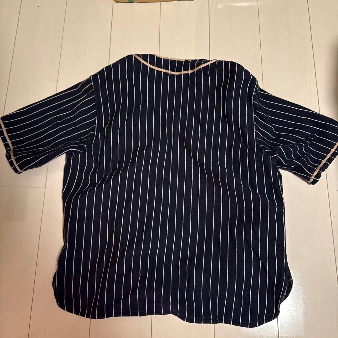 WEIRDO WIND UP ベースボールシャツ ウィアード ストライプ