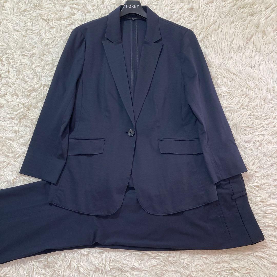 専用　洗える　23区 パンツスーツ　紺　46 44 大きいサイズ　ストレッチ