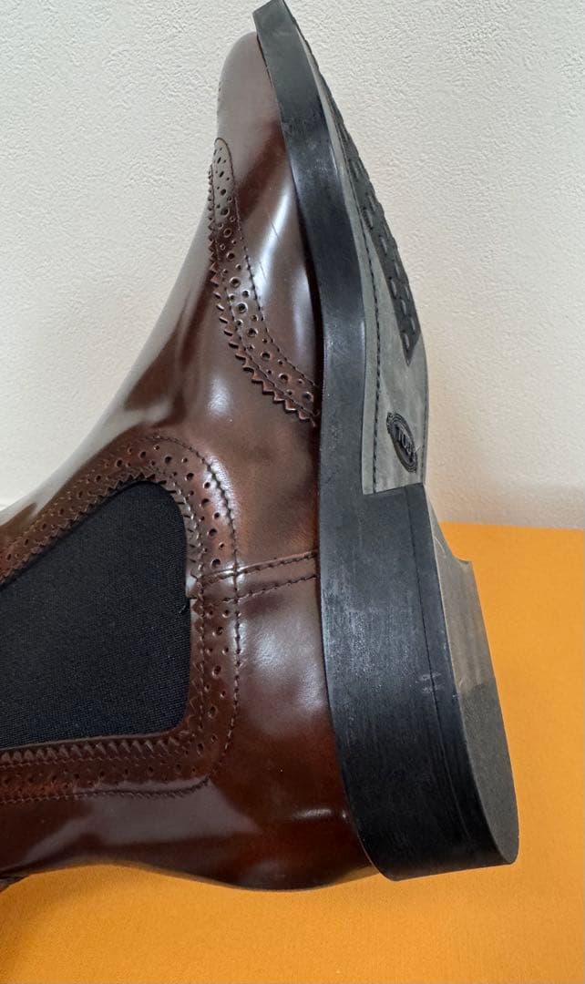 ち*ち様 新品！tod's トッズ　ショートブーツ　38 サイドゴアブーツ