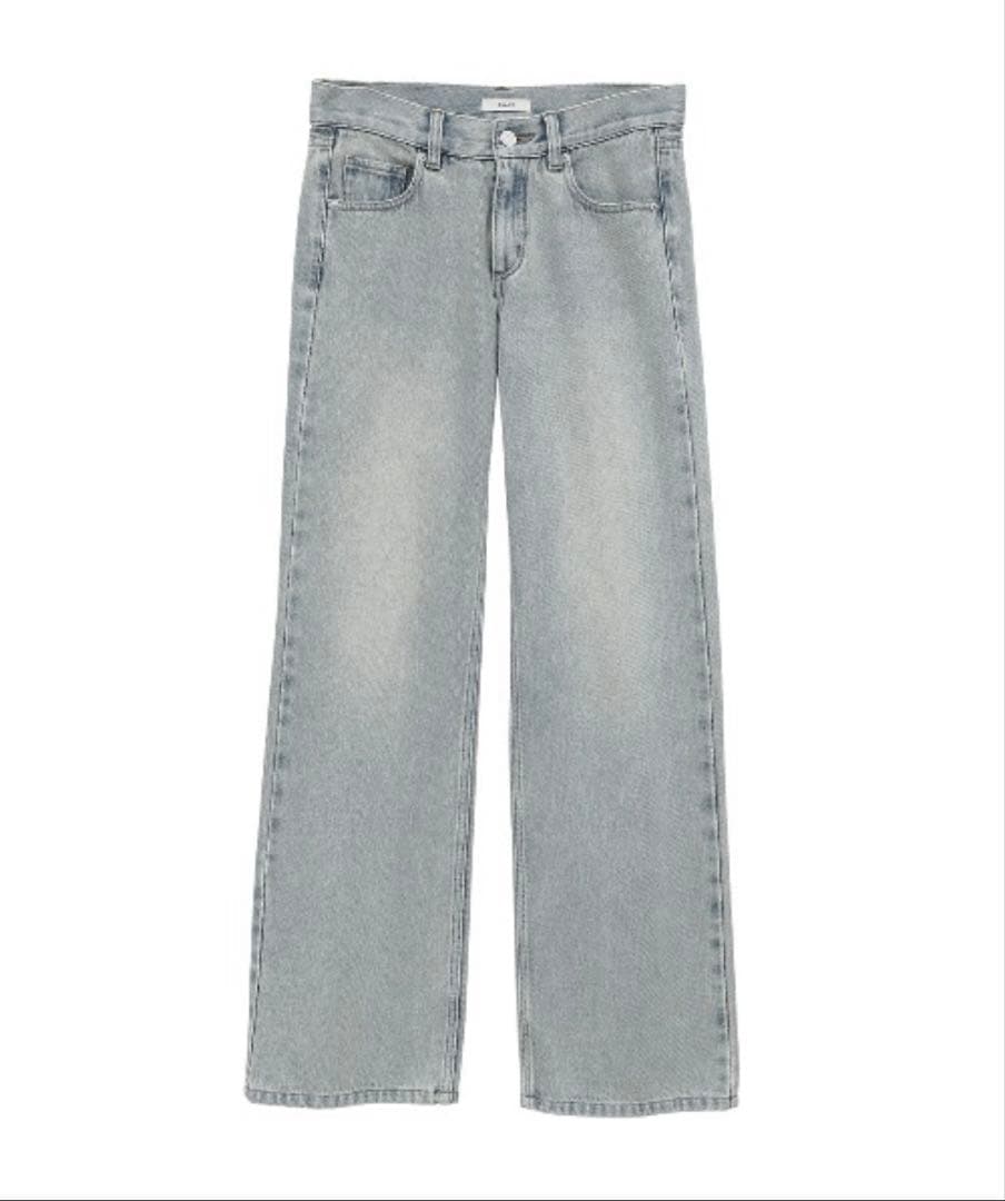 パンツ CLANE LOW WAIST SLIM DENIM PANTS 0size