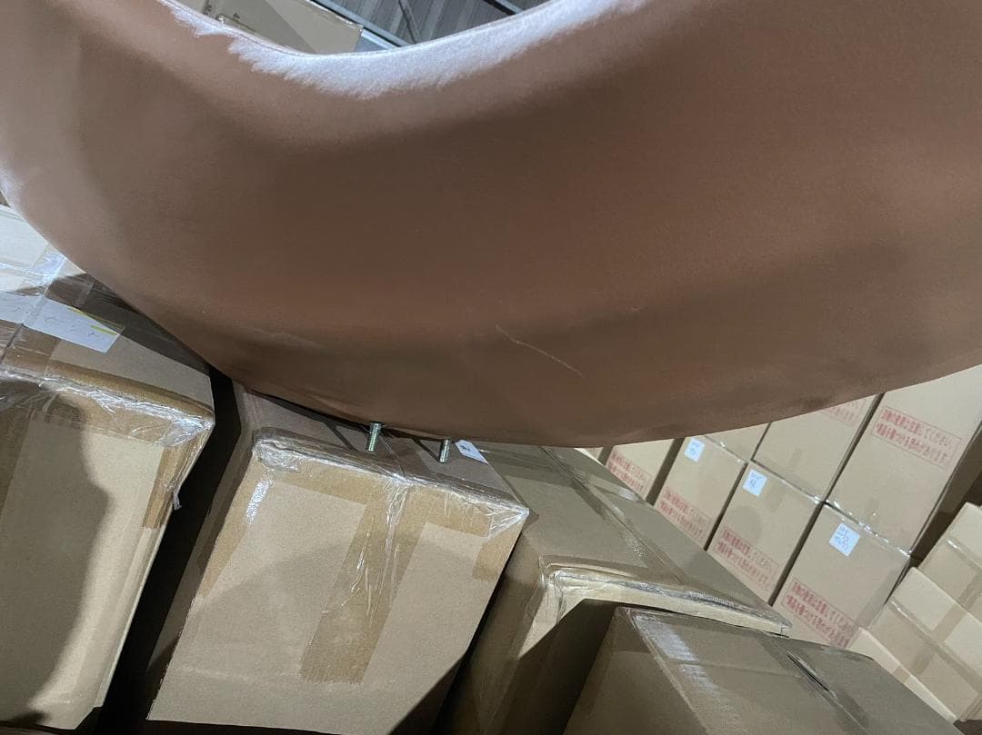 ブラウンロッキングチェア 訳あり品　写真をご確認 SF15-01