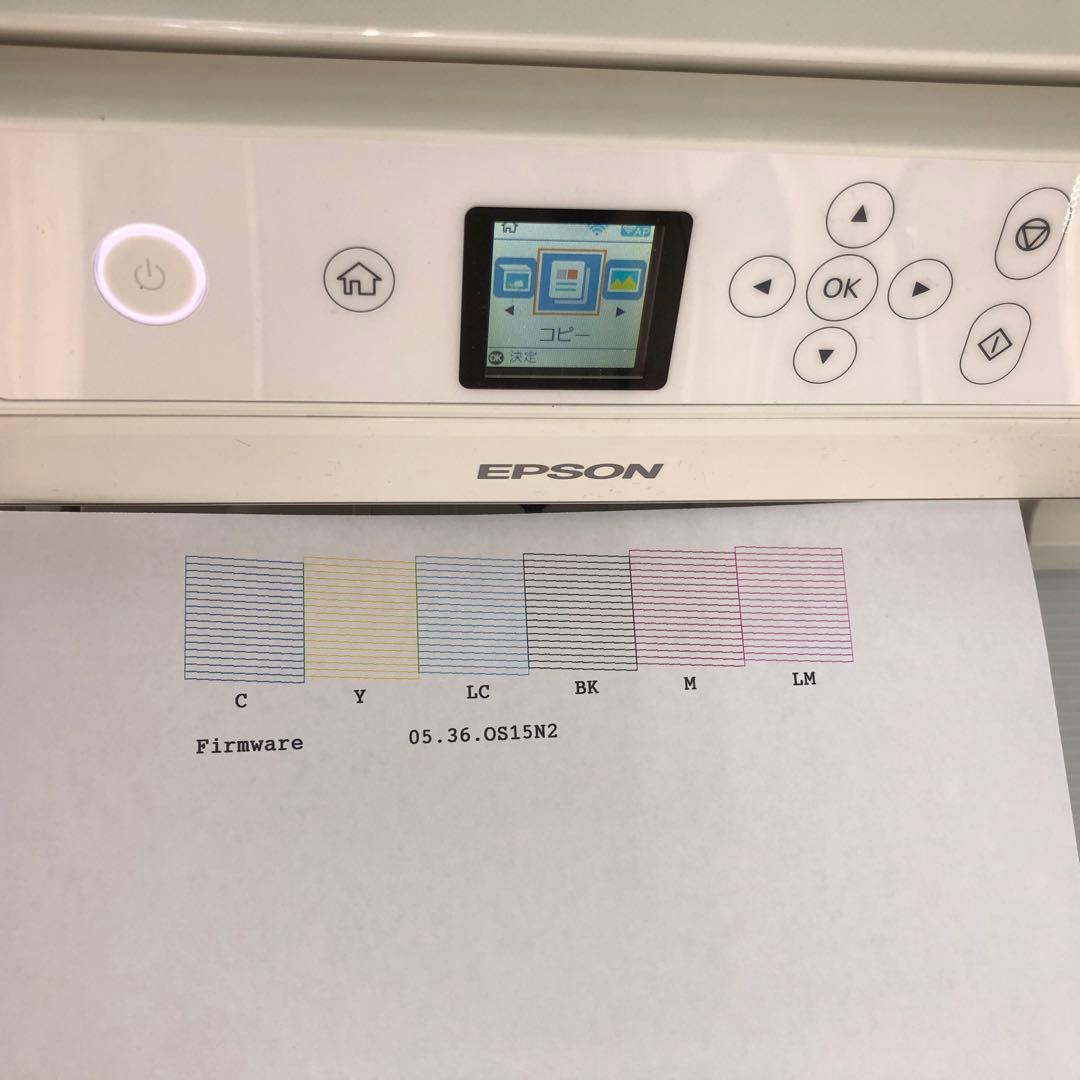 EP-713A エプソン プリンター　純正インク　基本動作確認　中古品