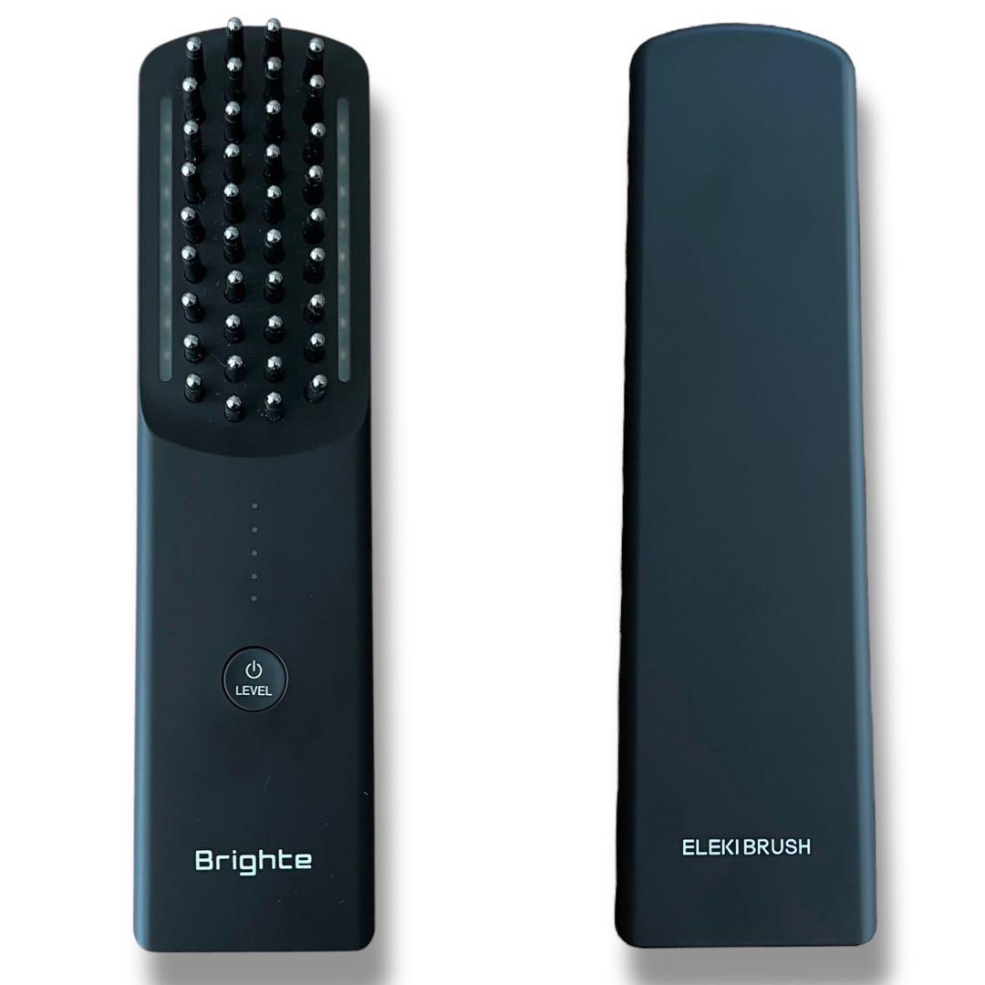 極美品 Brighte エレキブラシ 美顔器 電気ブラシ ボディケア 頭皮ケア