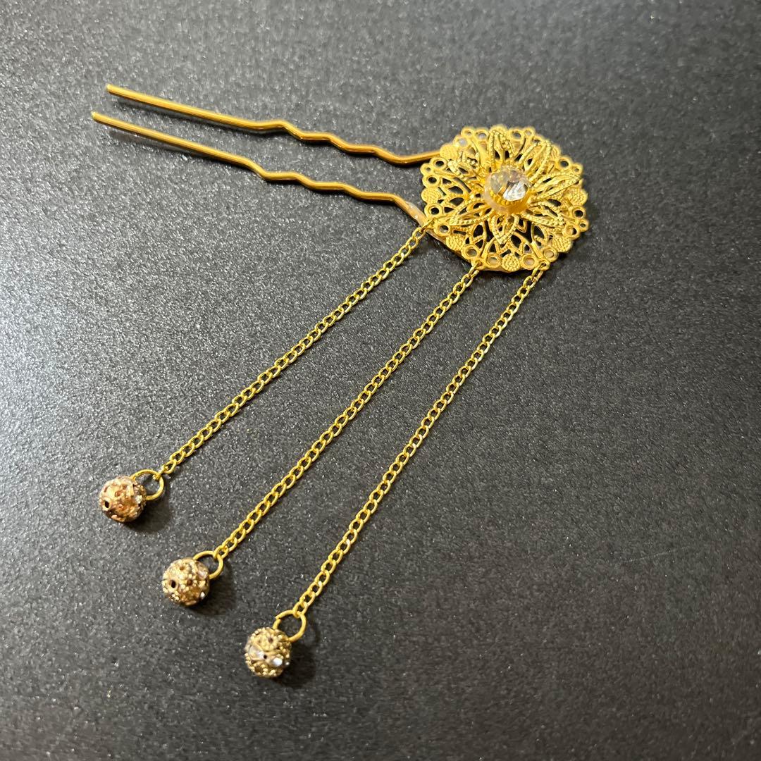 髪飾り・かんざし・成人式・結婚式・つまみ細工・豪華・ド派手・振袖・花魁