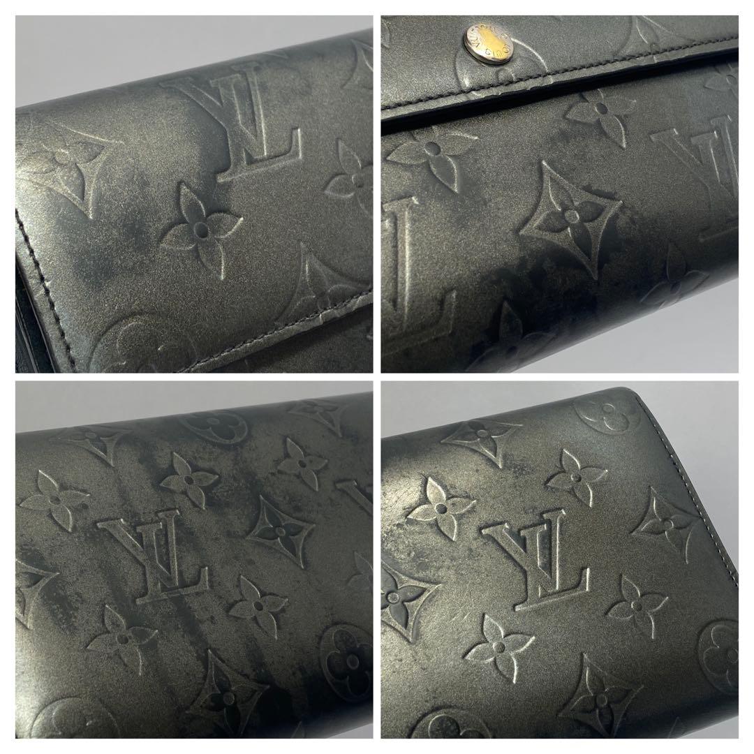 Louis Vuitton ルイ・ヴィトン　マット ポルトトレゾール　グレー