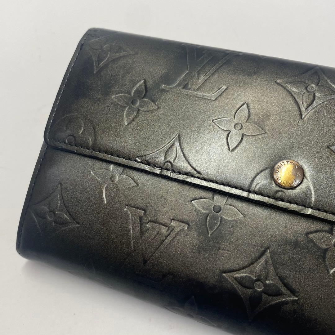 Louis Vuitton ルイ・ヴィトン　マット ポルトトレゾール　グレー