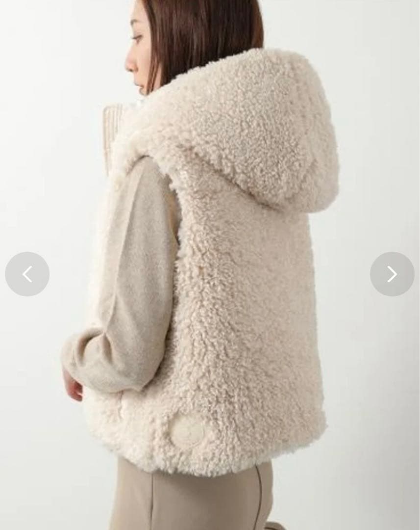 save the duck フェイクファーベスト　1/S