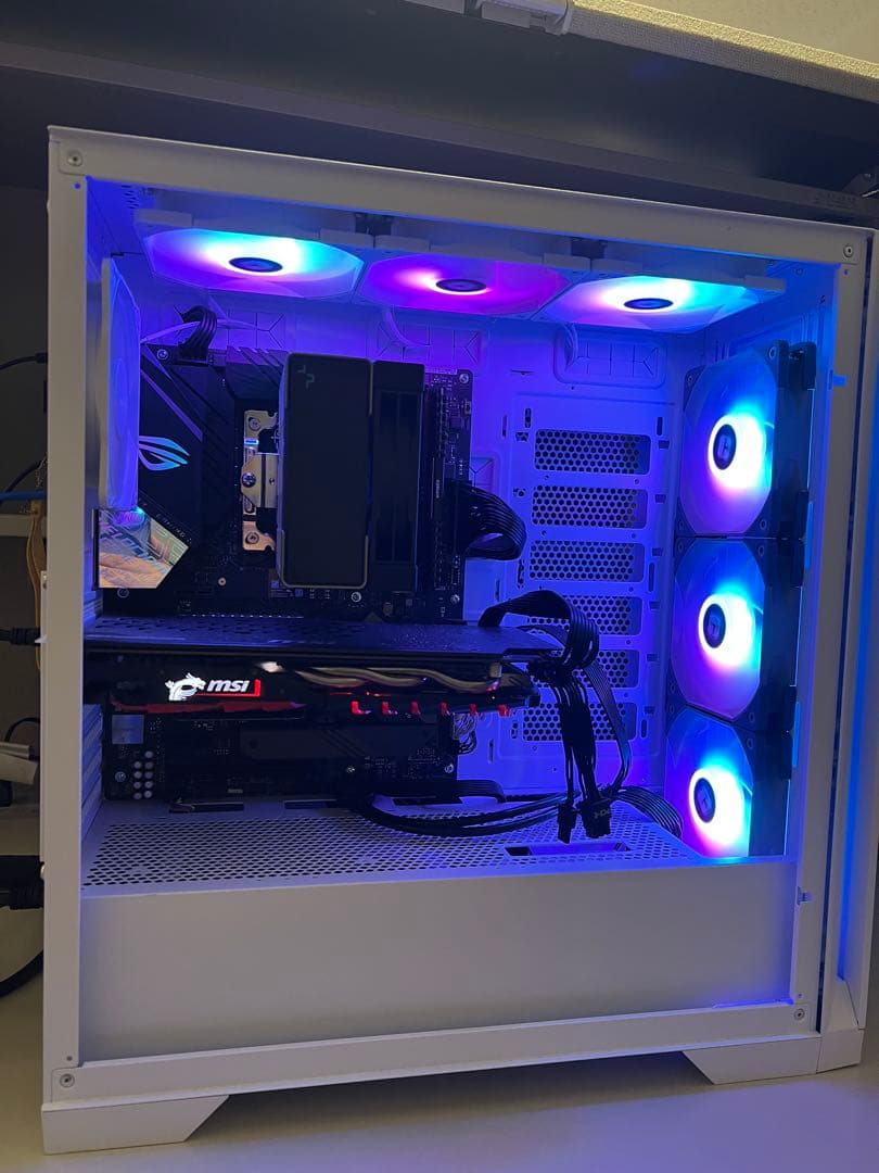 オウルテック デスクトップpcケース 白 ATX、Micro-ATX対応