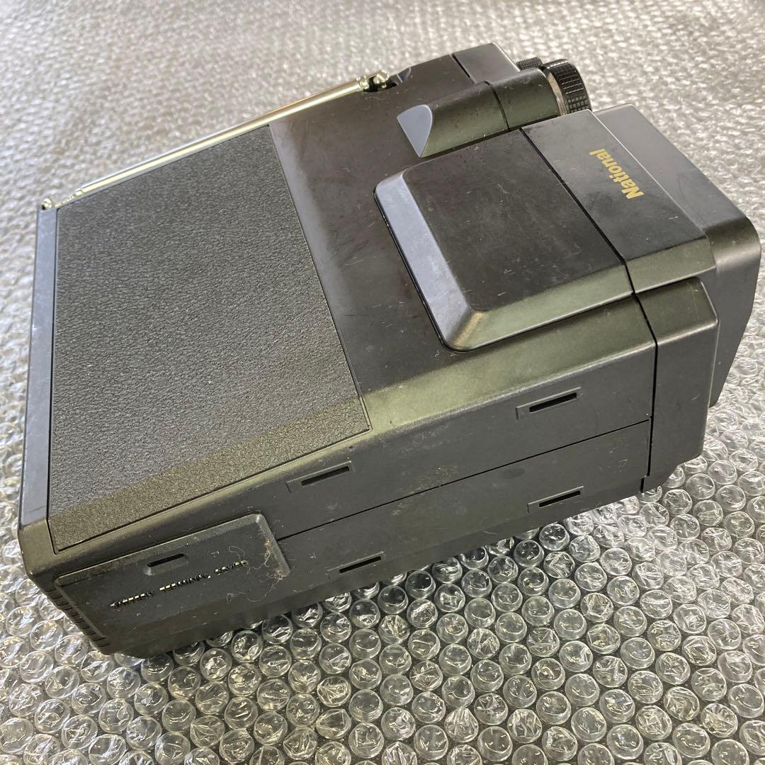 ナショナル　1979年製　小型ブラウン管白黒テレビ　TR-4010