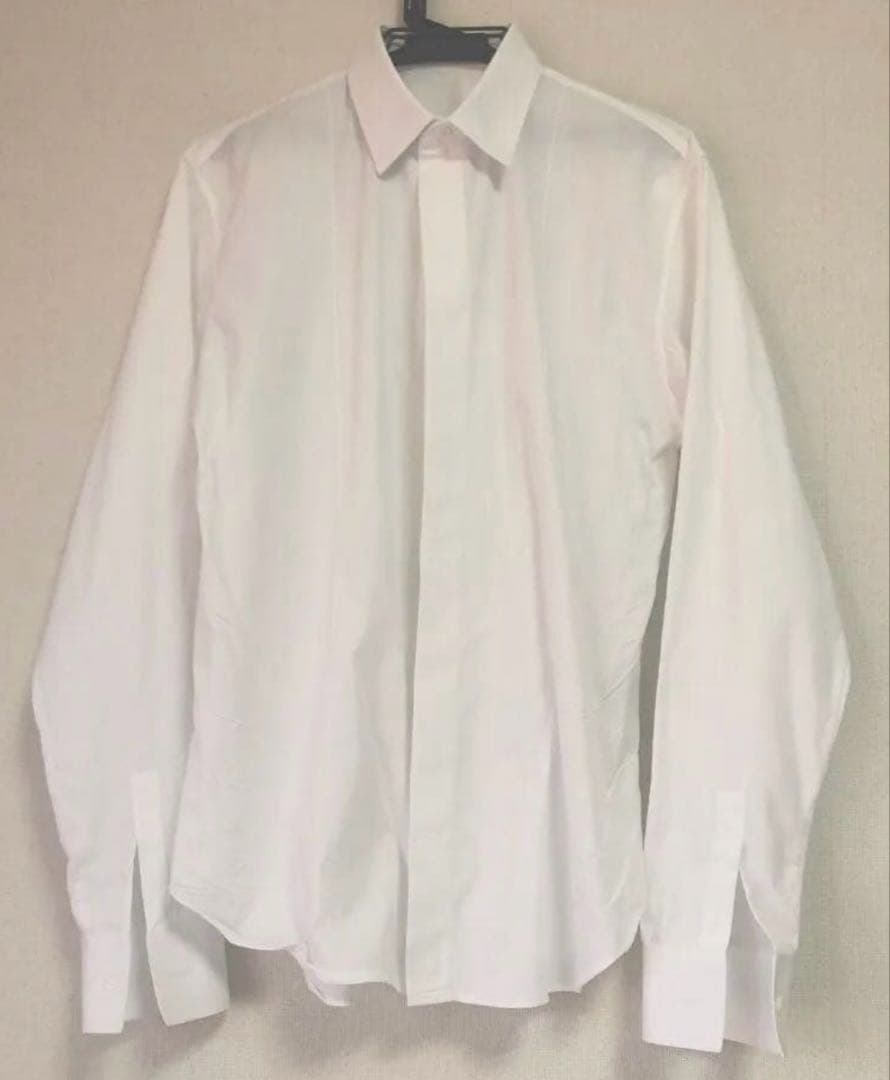 Dior HOMME ディオール オム 長袖白シャツ サイズ40 イタリア製