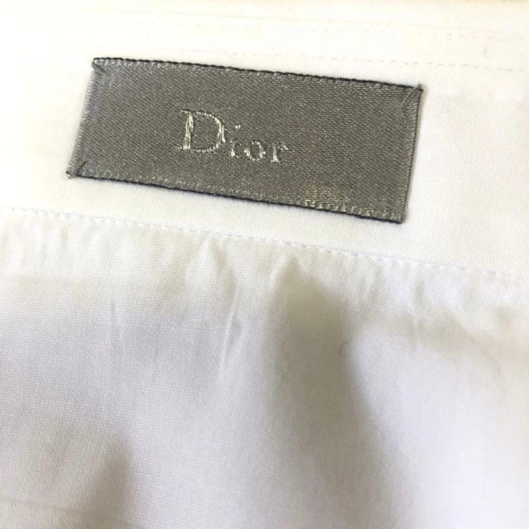 Dior HOMME ディオール オム 長袖白シャツ サイズ40 イタリア製