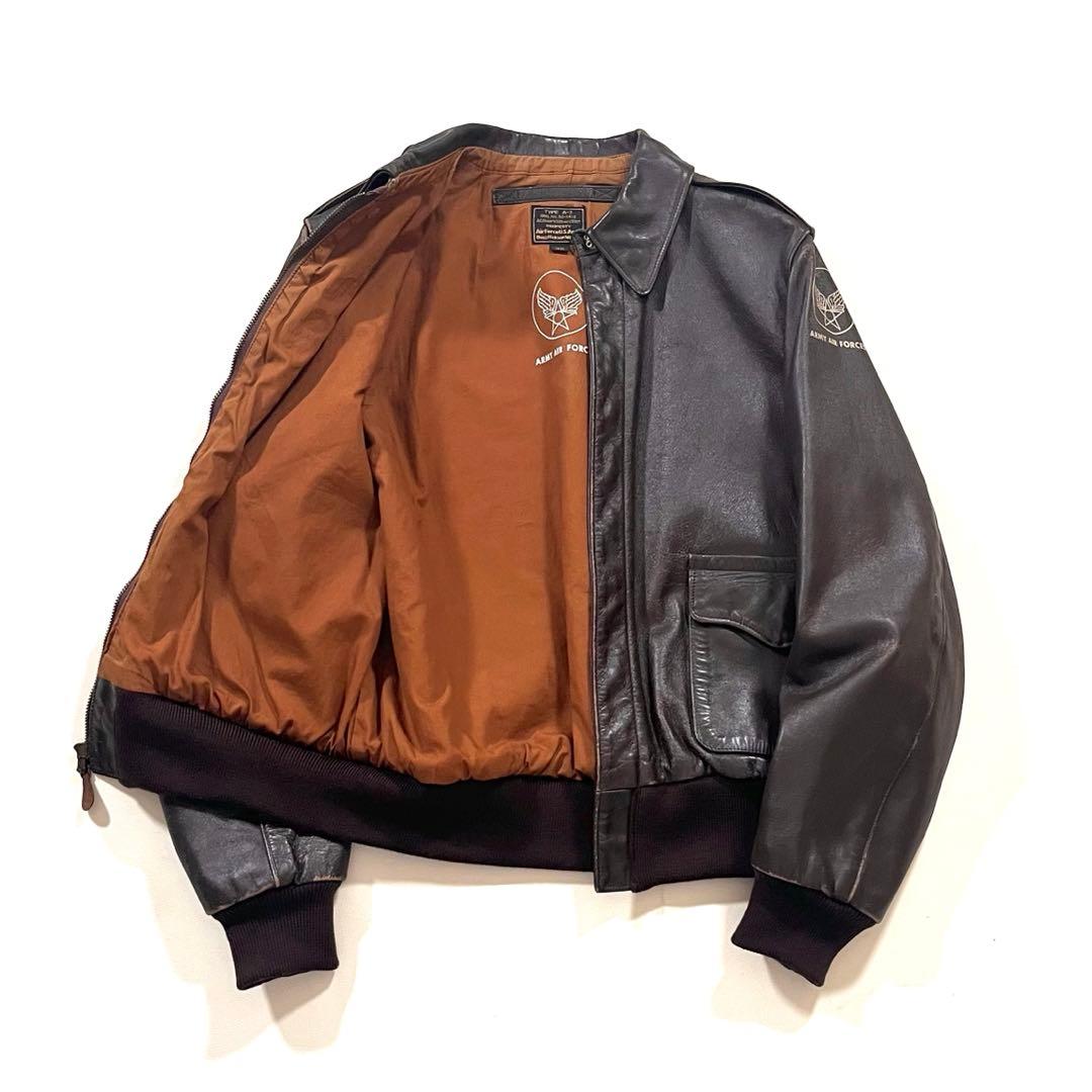 【初期】バズリクソンズ　A-2 フライト ジャケット　ホースハイド レザー　馬革
