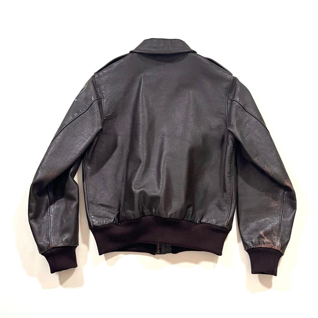【初期】バズリクソンズ　A-2 フライト ジャケット　ホースハイド レザー　馬革