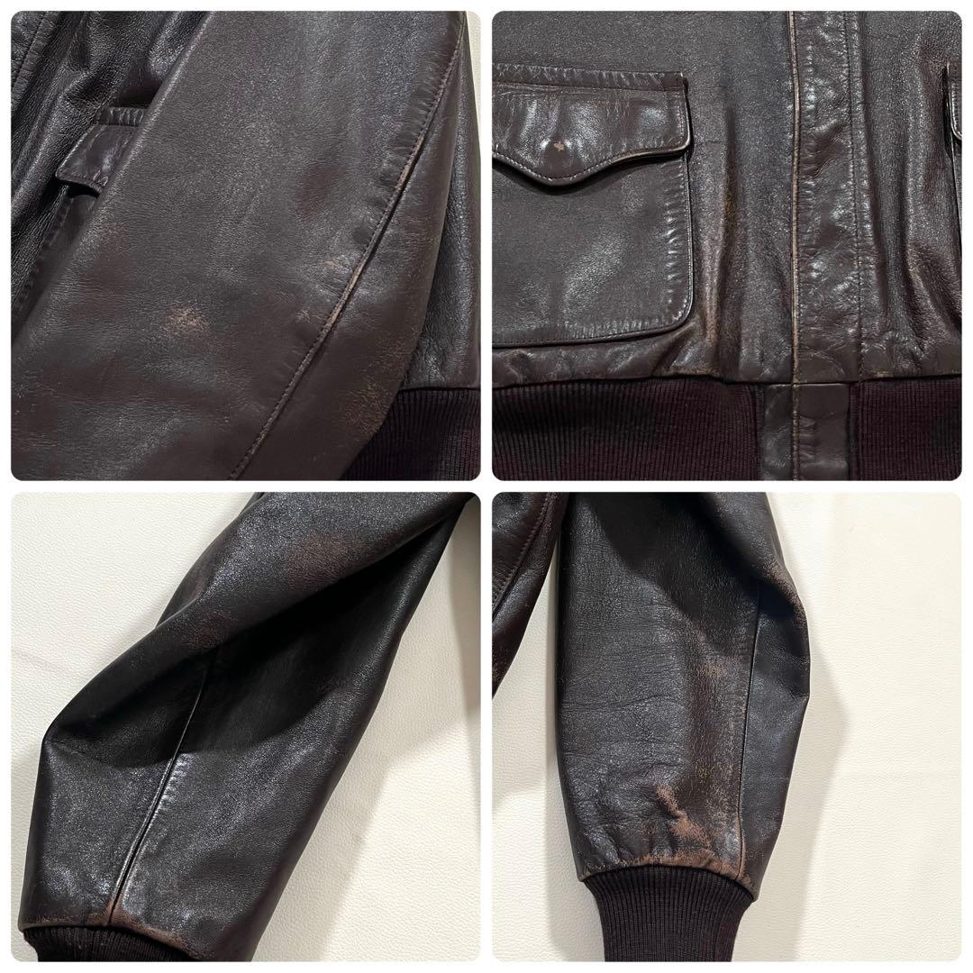 【初期】バズリクソンズ　A-2 フライト ジャケット　ホースハイド レザー　馬革