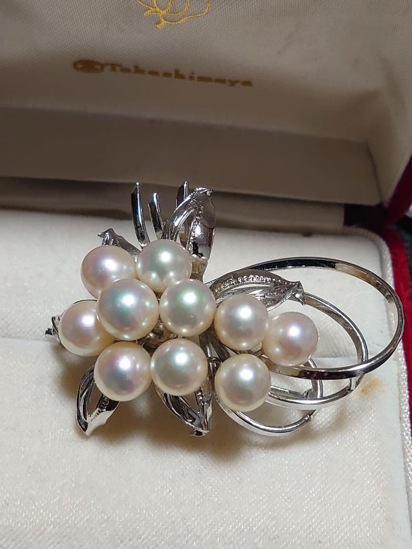 アコヤパールブローチ本真珠