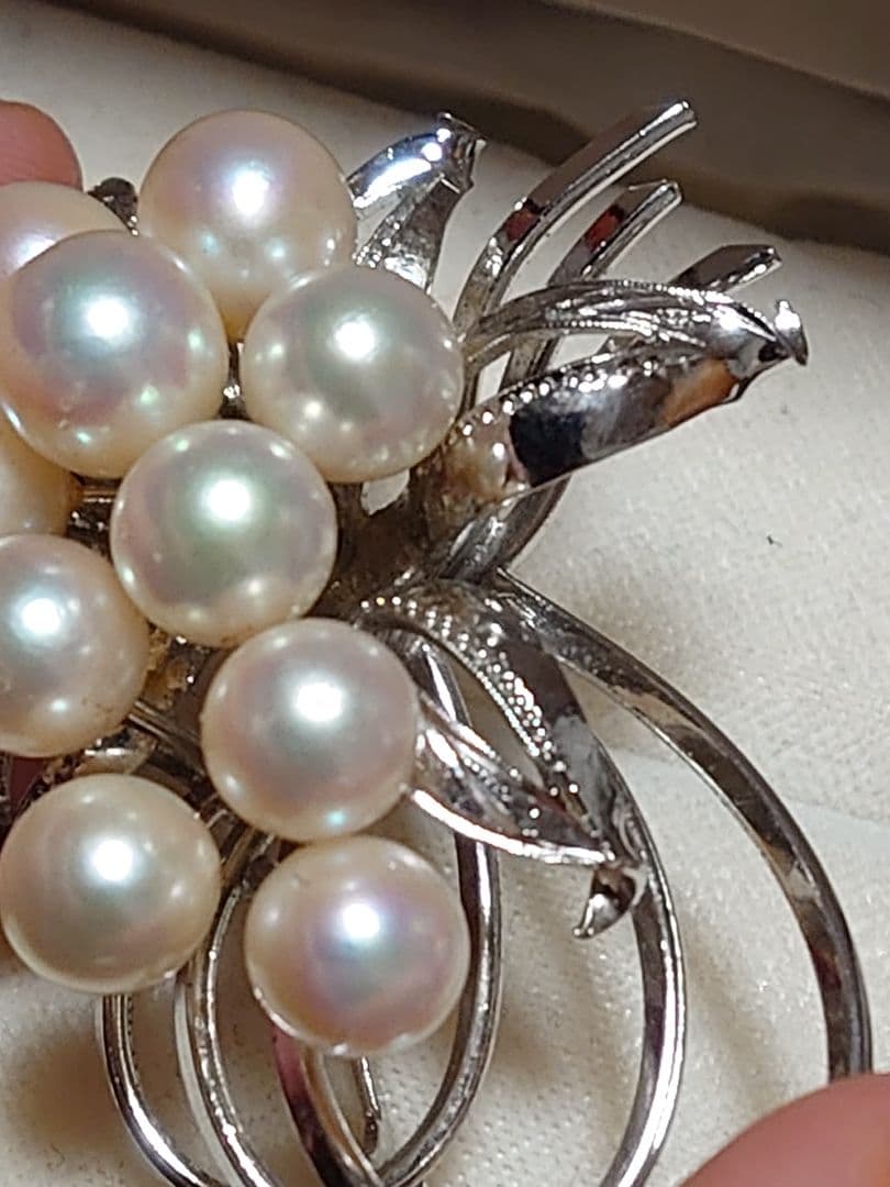 アコヤパールブローチ本真珠