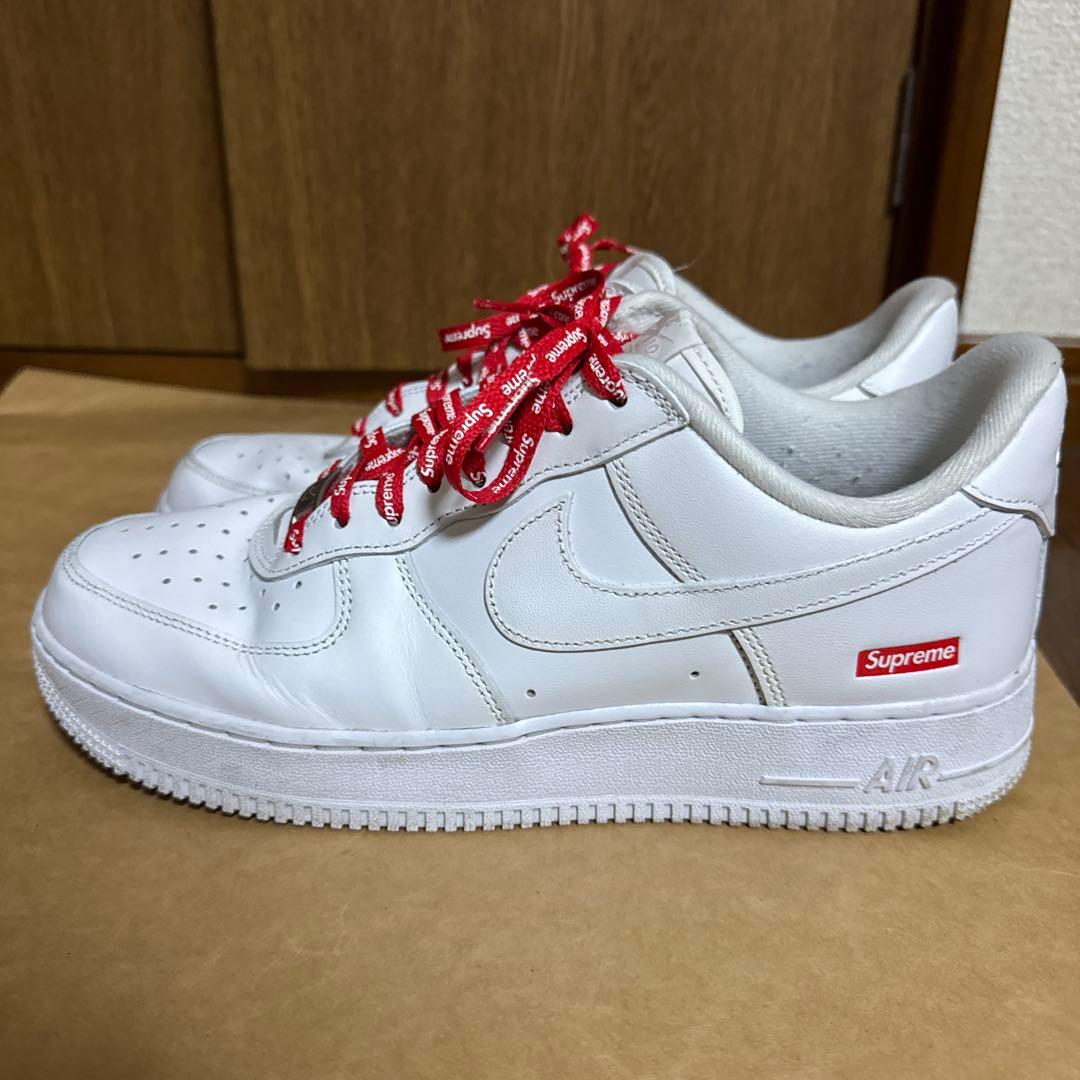 supreme airforce1 ホワイト 27cm