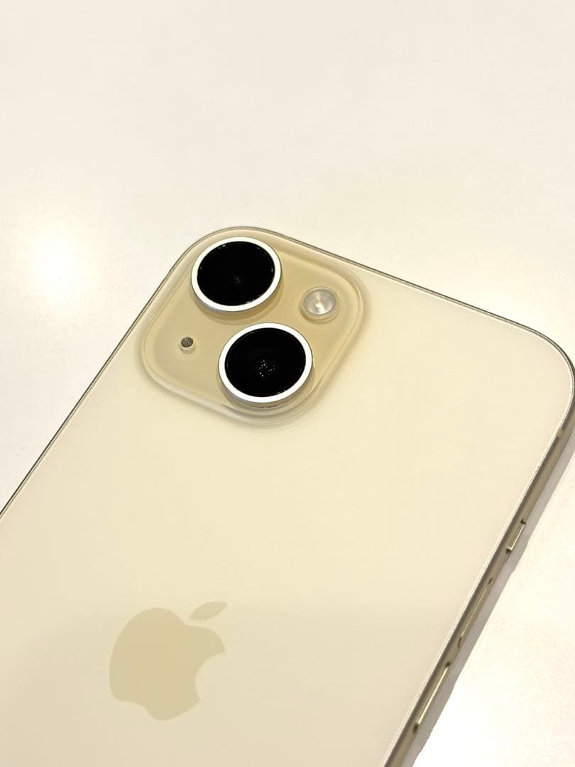 (美品) iPhone 15 128GB イエロー SIMフリー (訳あり)