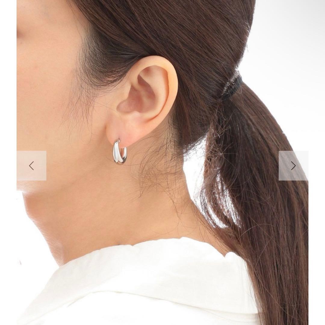 Jouete シルバーフープピアス